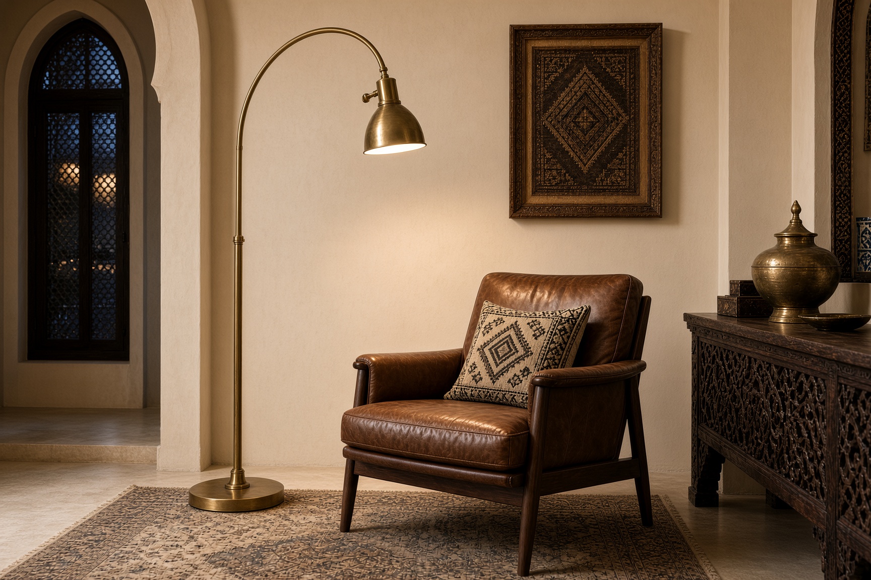 Arched Floor Lamp, Angle